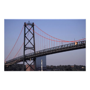 Angus L Macdonald Bridge, Halifax, Nova 2 Fotodruck