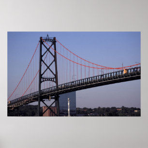 Angus L Macdonald Bridge, Halifax, Nova 2 Poster