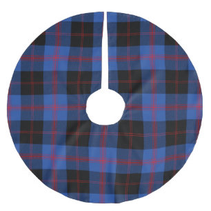 Angus Modern Christmas Tree Skirt Polyester Weihnachtsbaumdecke