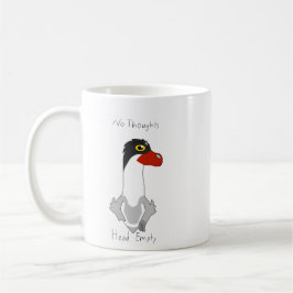 Angus "No Thoughts, Head Empty" Meme Coffee Tasse