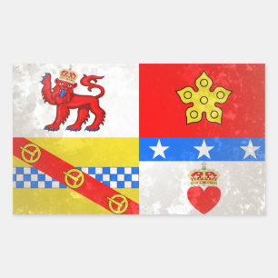 Angus Rechteckiger Aufkleber