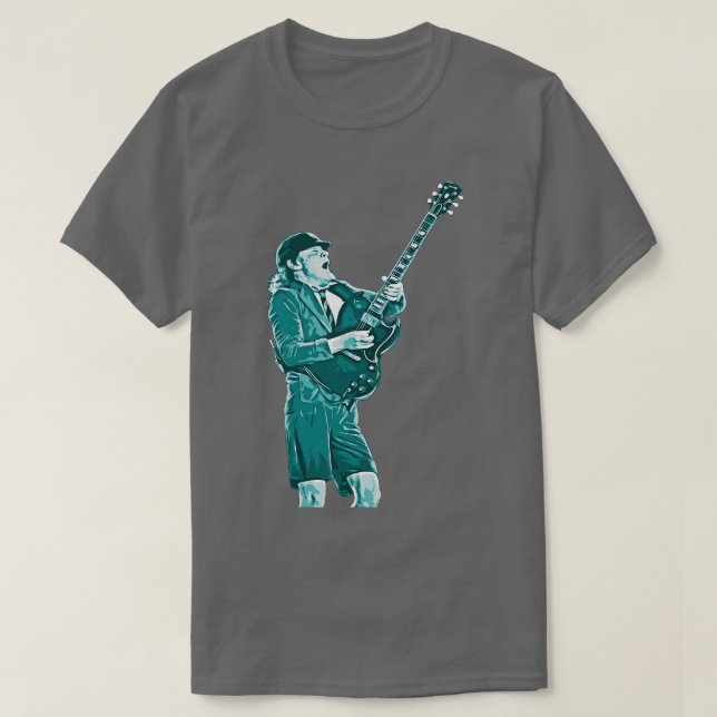 ANGUS YOUNG ROCK'N'ROLL T-Shirt (Design vorne)