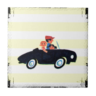 Anhalten der offenen Straße 3 Fliese