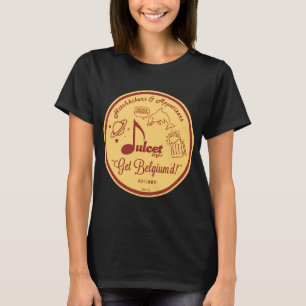 Anhalter & Vorspeisen Dulcet Lager Runde Blaue T-Shirt