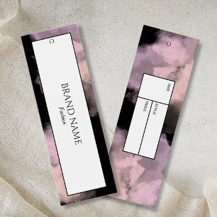 Anhängemarke "Wasserfarbe" Schwarz