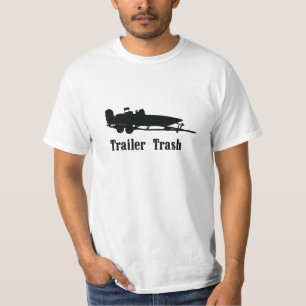 Anhänger-Abfall - Mittelkonsolen-Fischerboot T-Shirt