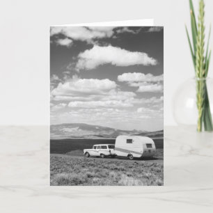 Anhänger für Kraftfahrzeuge auf der Straße Karte