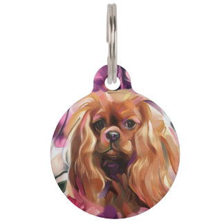 Anhänger für Tierhalsbänder | 'Ruby' Ruby Cavalier Haustiermarke