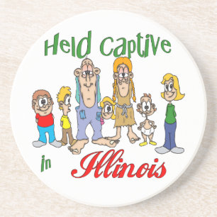 Anhänger-Park-Sandstein-Untersetzer Illinois Sandstein Untersetzer