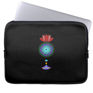 Anhänger spirituell mit Lotusblüte Laptopschutzhülle