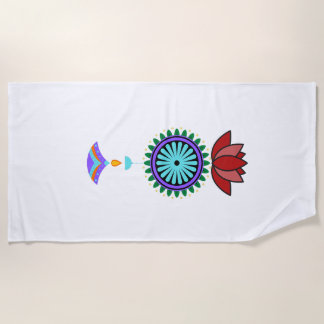 Anhänger spirituell mit Lotusblüte Strandtuch