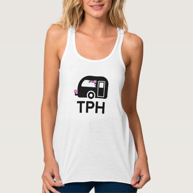Anhängerparkhütten Logo-Tank - Werbeaktion Tank Top (Vorderseite)