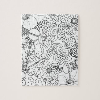 Anhäufung der Blumen Puzzle