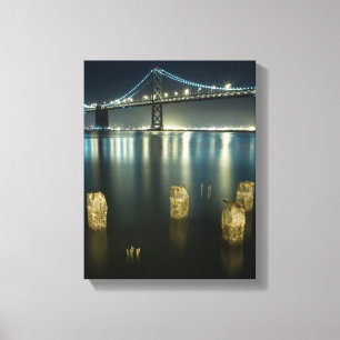 Anhäufungen entlang dem Embarcadero, San Francisc Leinwanddruck