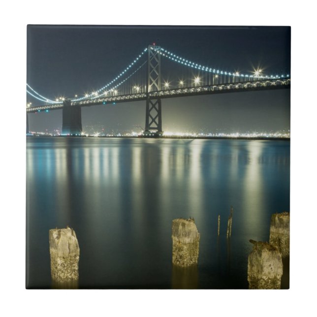 Anhäufungen entlang dem Embarcadero, San Francisco Fliese (Vorderseite)