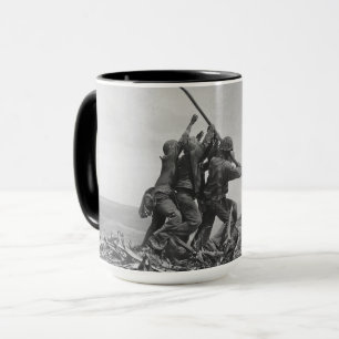 Anheben der Flagge auf Iwo Jima Tasse