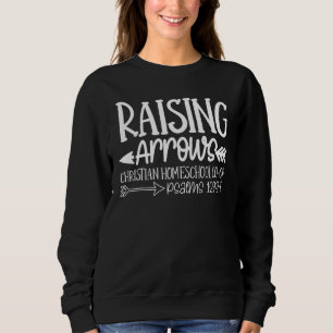 Anheben der Pfeile Christliche Homeschool Co Op Sweatshirt