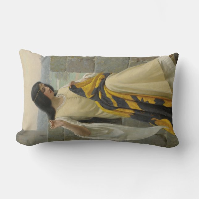 Anheften der Standardflagge (mittelalterliche Frau Lendenkissen (Vorderseite)