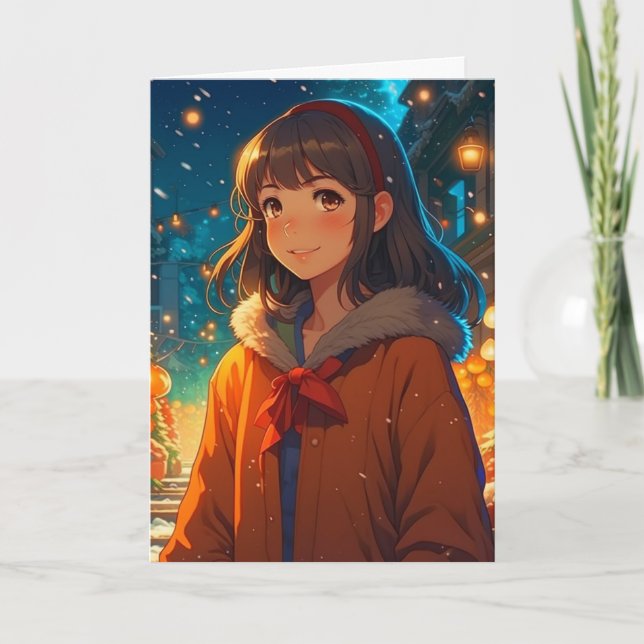 Ani mazing Christmas Anime Pun Karte (Vorderseite)