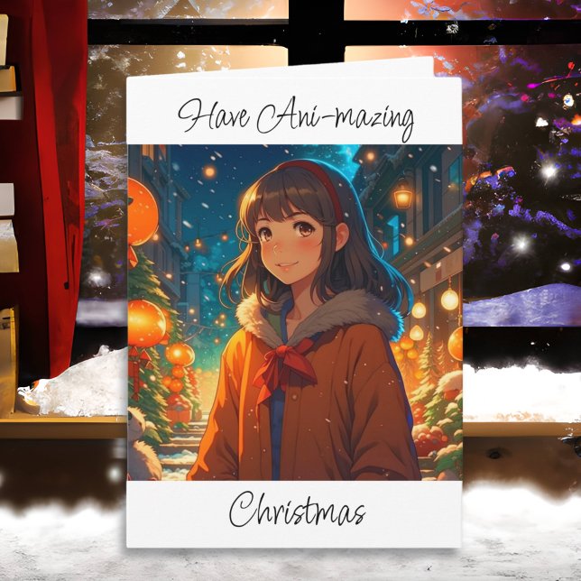 Ani mazing Christmas Anime Pun Karte (Von Creator hochgeladen)
