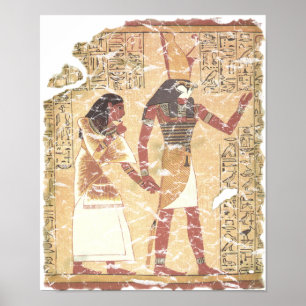 Ani und Horus Buch der Toten Poster