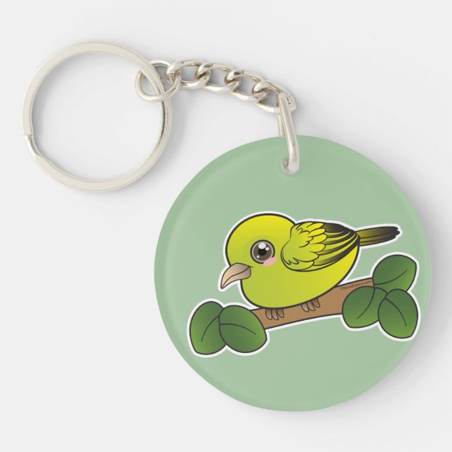 Anianiau Hawaii Forest Bird Schlüsselanhänger (Vorderseite)