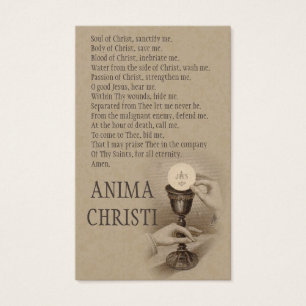 Anima Christi Abendmahl-Kommunions-Gebets-heilige