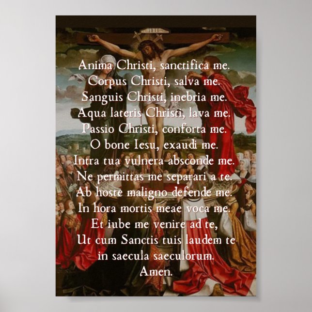 Anima Christi Print Poster (Vorne)