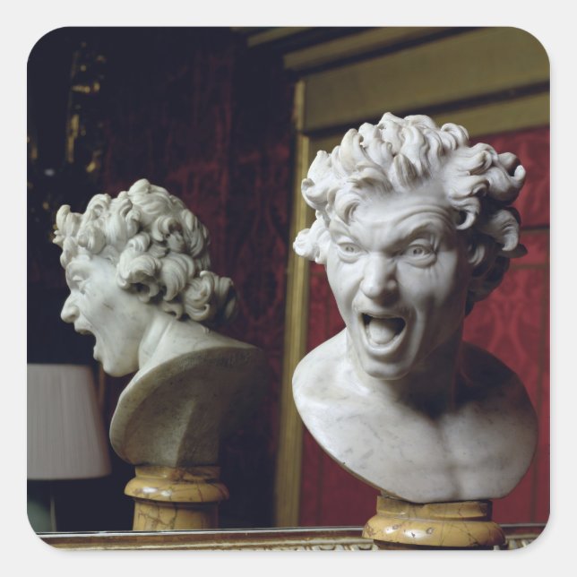 Anima Dannata' Quadratischer Aufkleber (Vorderseite)