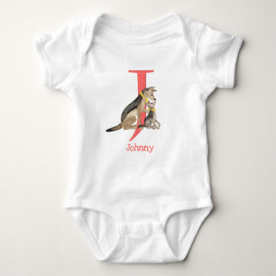 Animal ABC J ist für den Jacken-Baby-Bodysuit Baby Strampler