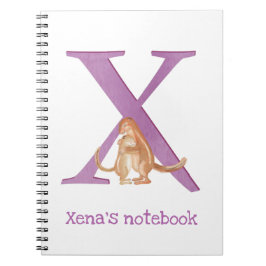 Animal ABC X ist für Xerus-Notizbuch geeignet Notizblock