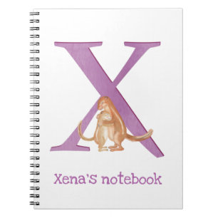 Animal ABC X ist für Xerus-Notizbuch geeignet Notizblock