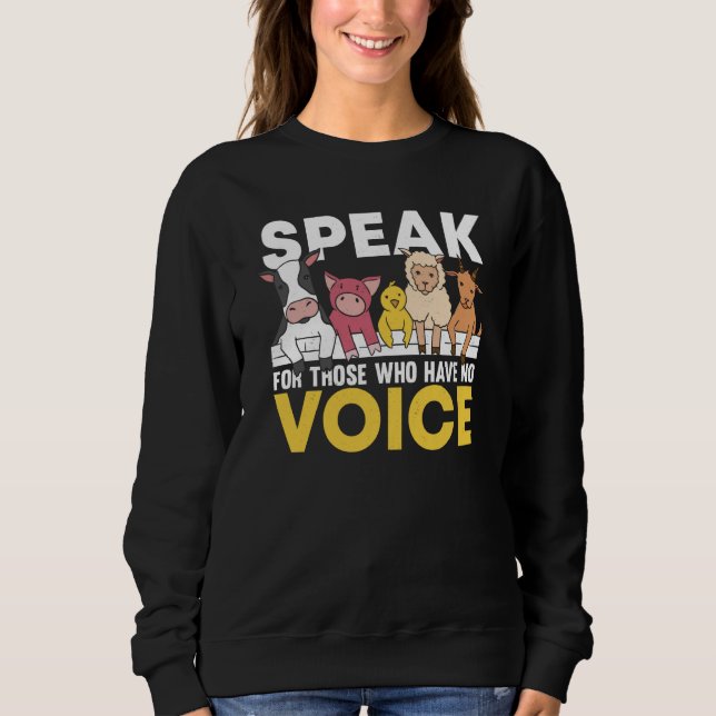 Animal Activist Rescue Animals Conservation Rights Sweatshirt (Vorderseite)
