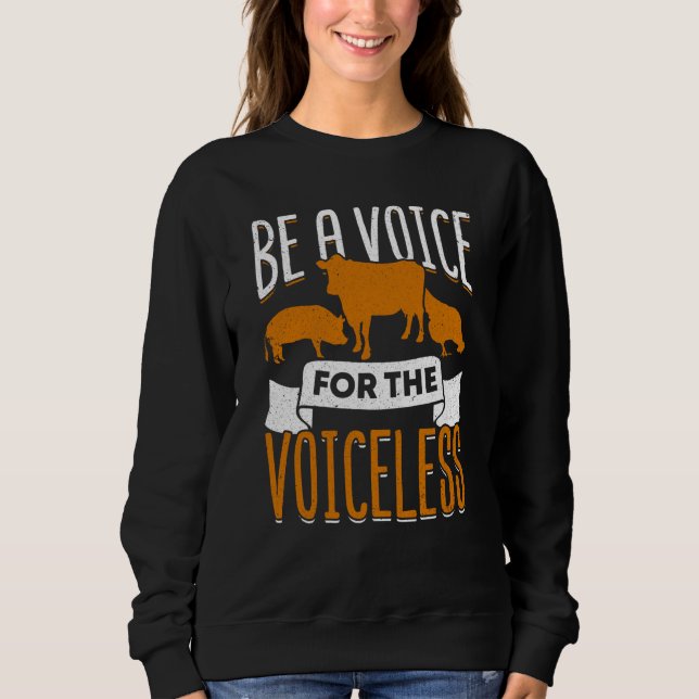 Animal Activist Rescue Animals Conservation Rights Sweatshirt (Vorderseite)