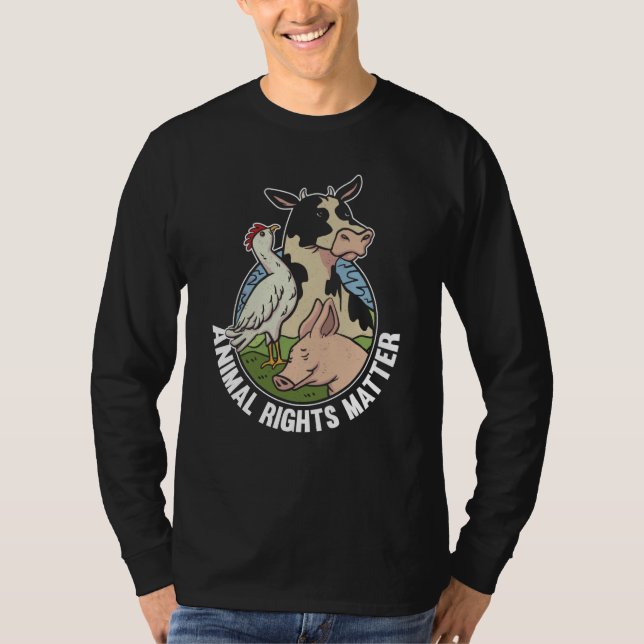 Animal Activist Rescue Animals Conservation Rights T-Shirt (Vorderseite)