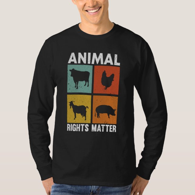 Animal Activist Rescue Animals Conservation Rights T-Shirt (Vorderseite)