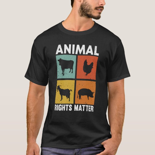 Animal Activist Rescue Animals Conservation Rights T-Shirt (Vorderseite)