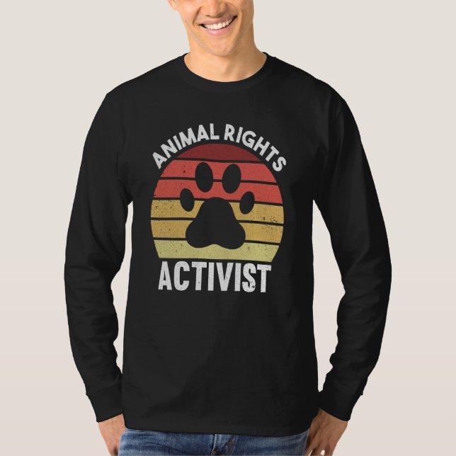 Animal Activist Rescue Animals Conservation Rights T-Shirt (Vorderseite)