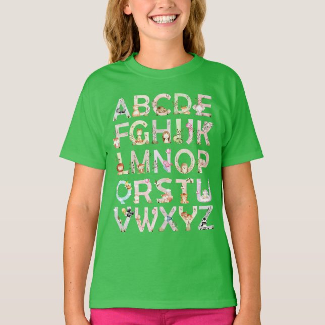 Animal Alphabet T-Shirt (Vorderseite)