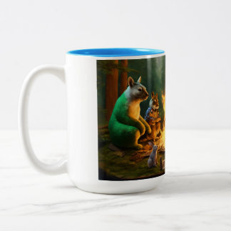 Animal Antics: Sammlung von Pool-Party-Tasse Zweifarbige Tasse