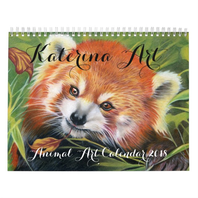 Animal Art Kalender 2018 Katerina Art (Titelbild)