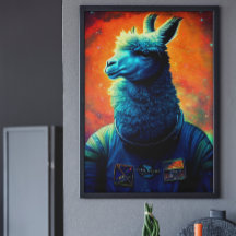 Animal Astronaut Space walk, Universum, Raum, Lama