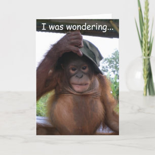 Animal Baby Be My Valentine Feiertagskarte