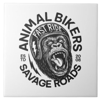 Animal Bikers Fliese