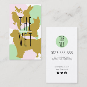 Animal Business Card Visitenkarte