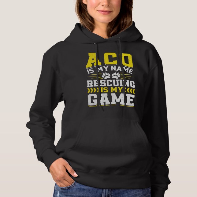 Animal Control Officer  Animal Catcher  13 Hoodie (Vorderseite)