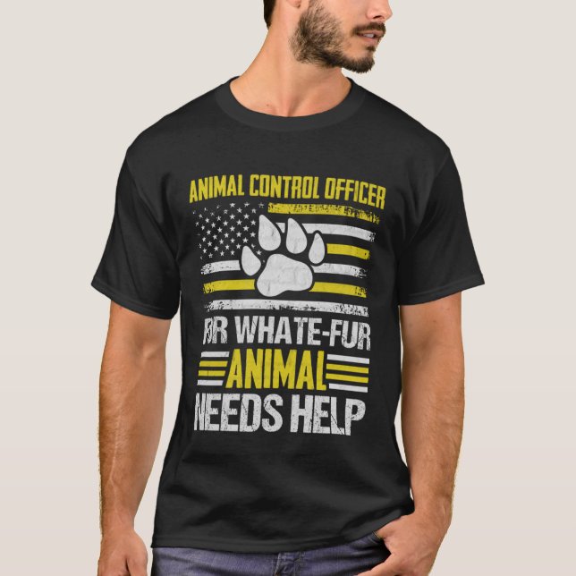 Animal Control Officer  Animal Catcher  7 T-Shirt (Vorderseite)