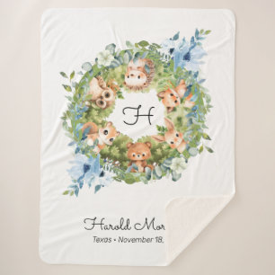 Animal Cubs Elegant Niedlich Baby Boy Sherpadecke