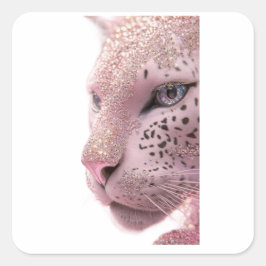 animal designs quadratischer aufkleber