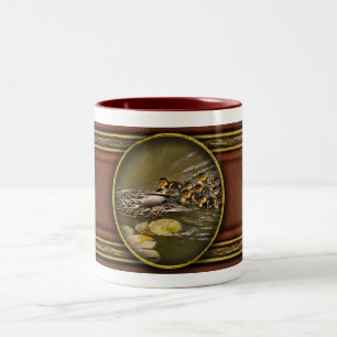 Animal - Ducks - Swim like a duck Zweifarbige Tasse